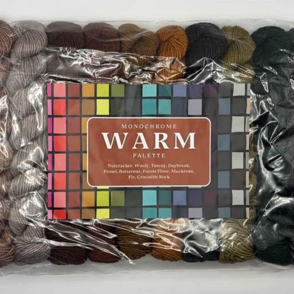 Explorer Knits & Fibers – Monochrome Series "Warm" Mini Skein Bundle - #132
